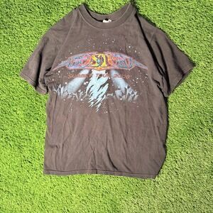 Boston Summer Tour 2008 Band T-Shirt Mens Medium Anvil Black Rock Concert Tee